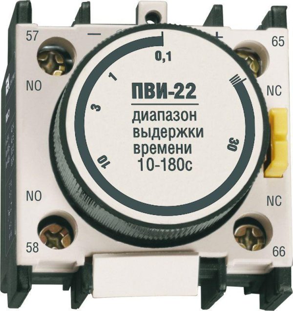 Приставка ПВИ 22 10-180сек 1НО+1НЗ IEK KPV20-11-2